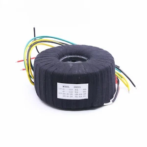 500W Black Cloth Toroid Transformer 28V-0-28V 28V-0-28V For NAP200 / 140 / 150 - Picture 1 of 3