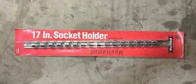 USGI MILITARY PROTO J2575 17 INCH 16 CLIP HOLDER SOCKET WRENCH 5140-01-349-0633 - Image 1 of 3