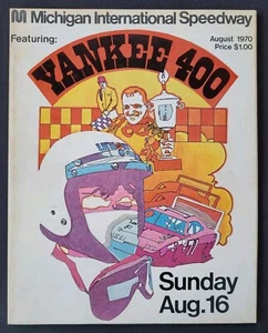 1970 NASCAR Michigan Yankee 400 Program, Charlie Glotzbach Win #3 - Picture 1 of 16