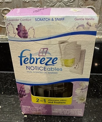 NOS NIP 2009 Febreze Noticeables Lavender/Vanilla  Dual Scented Oil Warmer - Image 1 of 4