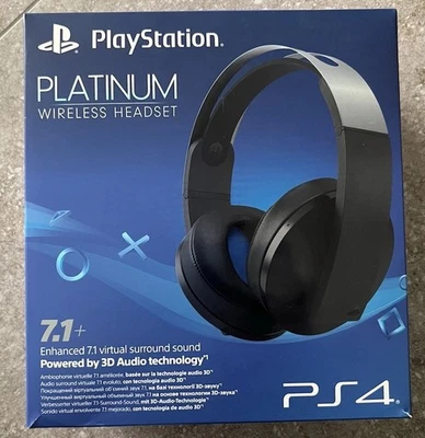 PS4 Headset Platinum Edition Sony Playstation 4  Neu, Unbenutzt, OVP - Bild 1 von 4