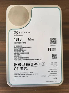 Seagate IronWolf Pro (7200RPM, 3.5", SATA III) 18TB Internal Hard Drive -... - Photo 1/4
