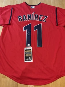 Jose Ramirez Signed  Autographed Cleveland Guardians Jersey . JSA Coa - Picture 1 of 3
