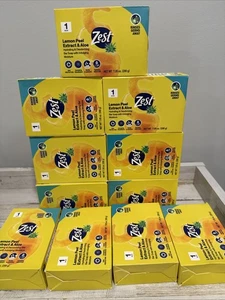 Zest Zitronenschalen-Extrakt & Aloe 7,05 Unzen Seife, 11 XL Riegel - eingestellt - Bild 1 von 5