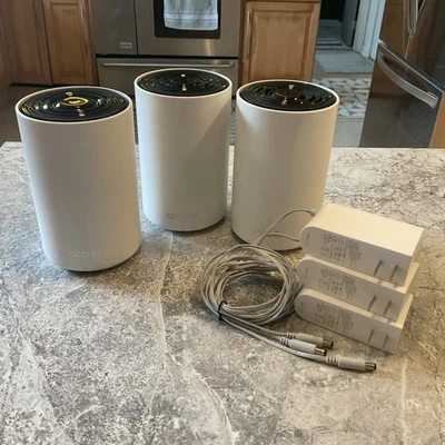 TP-Link Deco AXE5400 Pro Tri-Band Mesh Wi-Fi 6E System (Deco XE75 Pro) - 3 Pack - Image 1 of 4