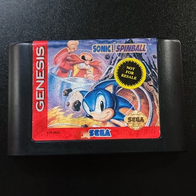 Sonic Spinball Sega Genesis Video Game Cartridge Only  - Image 1 of 4