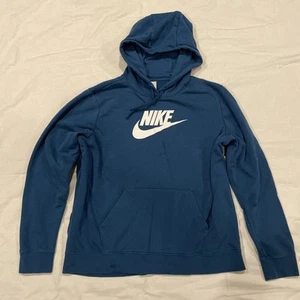 Sudadera con capucha para hombre Nike con estampado gráfico XL azul - Imagen 1 de 16
