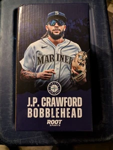 Seattle Mariners Shortstop J.P. CRAWFORD Bobblehead Root Sports 2022 nuevo en caja - Imagen 1 de 1