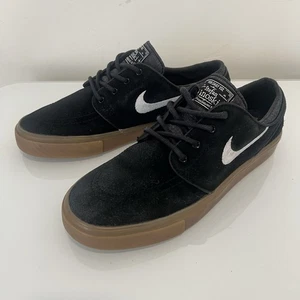 Nike Zoom SB Stefan Janoski Hombres 6.5 Zapato de Skateboarding Negro Blanco - Imagen 1 de 7