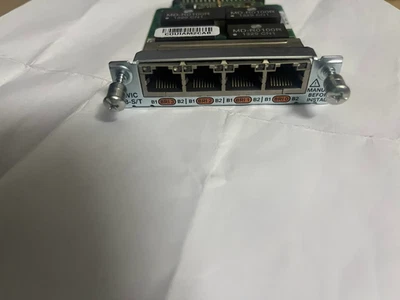 1PC OEM Cisco HWIC-4B-S/T 4-port ISDN BRI High-Speed WAN - Image 1 of 3