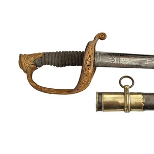American Civil War 1850 Model Officers Sword - Picture 1 of 19