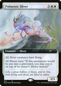 [MTG] Pulmonic Sliver (Foil) (Extended Art) (613) (SLD) NM - Picture 1 of 1