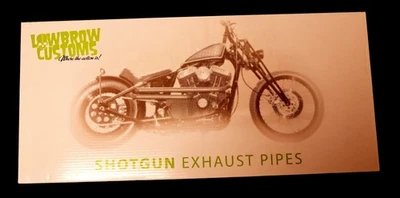 Tubos de escape escopeta Harley Davidson Sportster 1990-2003 XL negro nuevo en caja Foto 1 de 4