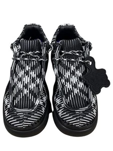 BURBERRY Herren Creeper Check Woven Schnürschuhe Schwarz Kariert US 10,5 EU 44,5 - Neu mit Karton - Bild 1 von 7