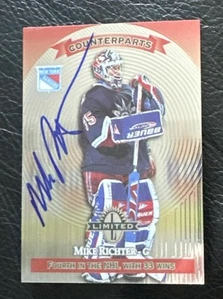 Mike Richter New York Rangers Signed Autographed NHL Trading Card - Picture 1 of 1
