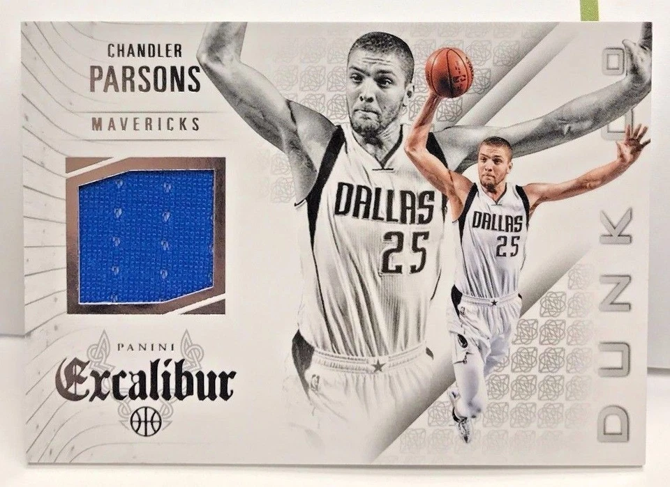 Chandler Parsons 2014-15 Panini Excalibur Dunk Company Co. GU Jersey - MAVERICKS - Image 1 of 2