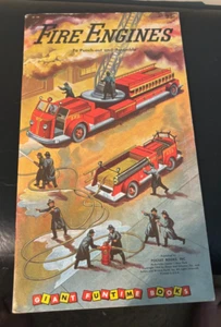Giant Funtime Books FIRE ENGINES Punch Out & Assemble 1958 unpunched - Picture 1 of 3