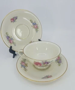 Antike Rosenthal Selb-Germany Teetasse & Untertasse Goldrand Floral Extra Untertasse  - Bild 1 von 7