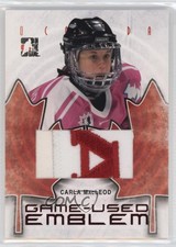 2007-08 ITG O Canada Game-Used Jersey Emblem /20 Carla MacLeod #GUE-23