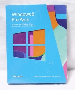 Windows 8 Pro Pack 32 bit 64 bit Dutch Medialess - sealed - Photo 1/3