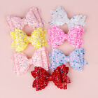 Toddler Baby Girls Sequins Bow Hairclip Hairpin Glitter Barrettes Accessories
