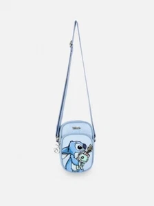 Primark Stitch Faux Leather Crossbody Purse Phone Holder Bag - Picture 1 of 3