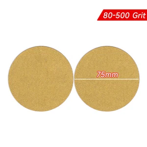 3 inch Sanding Discs 80-500 Grit Hook Loop Orbital Sander Paper Sandpaper Pads - Picture 1 of 3