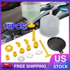 Spill Proof Radiator Coolant Filling Funnel Kit Car Auto Fluid Cooling System US