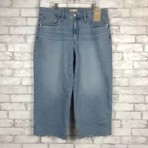 MADEWELL NWT $128 Perfect Vintage Wide-Leg Crop Jean PLUS 18W Altoona Wash NP393 - Picture 1 of 8
