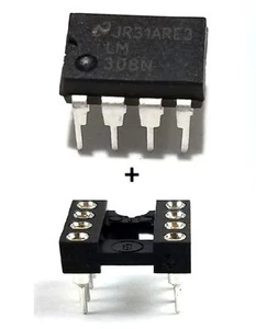 5PCS National Semiconductor LM308N LM308 + Socket - Precision Op Amp - New IC - Picture 1 of 1