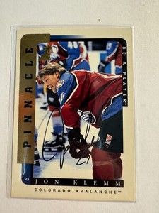 K135,950 - 1996-97 Be A Player Autographs #144 Jon Klemm Auto