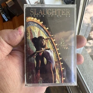 VINTAGE SEALED Slaughter Stick it To Ya Cassette Tape - Picture 1 of 11