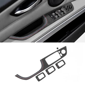 Alcantara Suede Window Switch Panel Cover Trim Sticker #B Fits 09-11 E90 E92 A35 - Foto 1 di 9