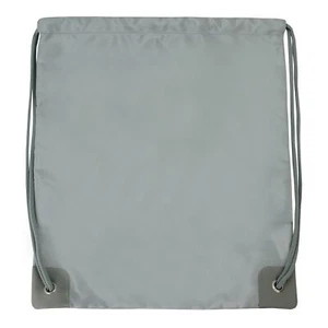 Bag Backpack Rucksack School Travel Drawstring Silver Gym Shoulder Swimming - Picture 1 of 1