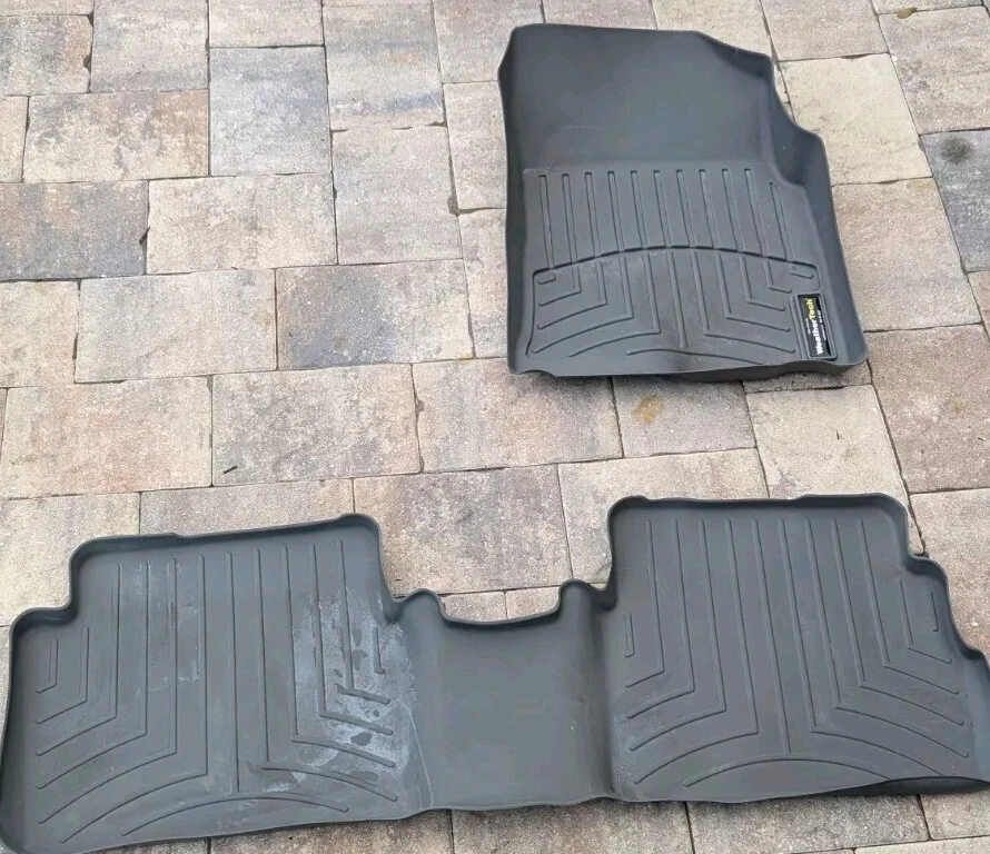 2009 - 2013 Toyota Corolla Matrix GRAY WeatherTech Floor Liner Mats - Image 1 of 4