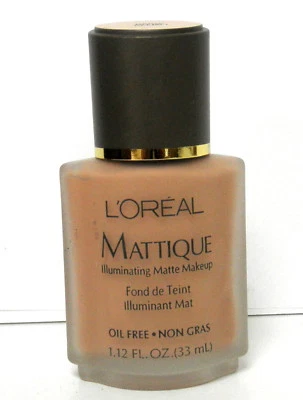 Loreal Mattique Beige Blush Oil Free Liquid Makeup 1.12oz 33mL  - Image 1 of 3