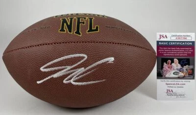Carolina Panthers TE Greg Olsen Firmado Wilson Oficial NFL Fútbol Certificado de Autenticidad JSA Foto 1 de 2