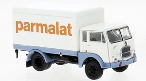 MODELLINO CAMION STATICO BREKINA FIAT 642 BOX WAGON PARMALAT 1962 SCALA 1:87 - Foto 1 di 5