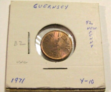 Guernsey 1971 1/2 New Penny unc Bronze Coin
