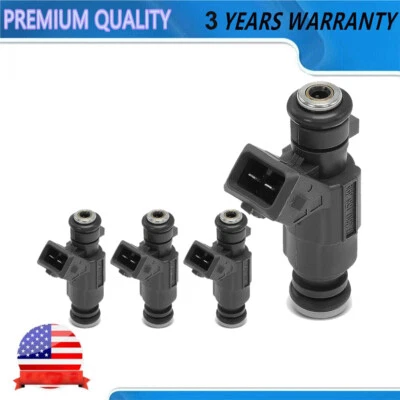 4x Inyectores de combustible para Volkswagen Saveiro 2010-2019 CrossFox Gol SportVan L4 1,6 L Foto 1 de 4