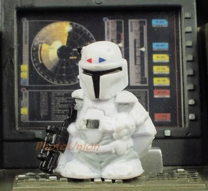 K37 Hasbro Star Wars Fighter Pods Micro Boba Fett Bounty Hunter Concept White - Picture 1 of 1