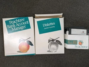Peachtree Accounting & Bank Account Manager v6.0 For Windows 5.25" & 3.5" Disks - Photo 1/1
