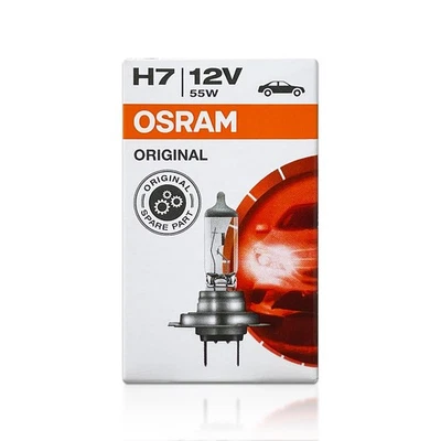 1X Osram ORIGINAL OEM H7 Halogen Headlight Bulb 64210L LONG LIFE High Low Fog - Image 1 of 4