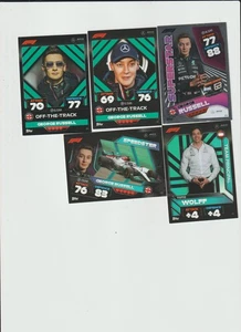 George Russell Mercedes F-1 Racing 2022 Topps ATTACK Formula 1 5 Karten - Bild 1 von 1