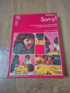 Vintage Sorry Board Game - 1977 - Complete - Picture 1 of 6