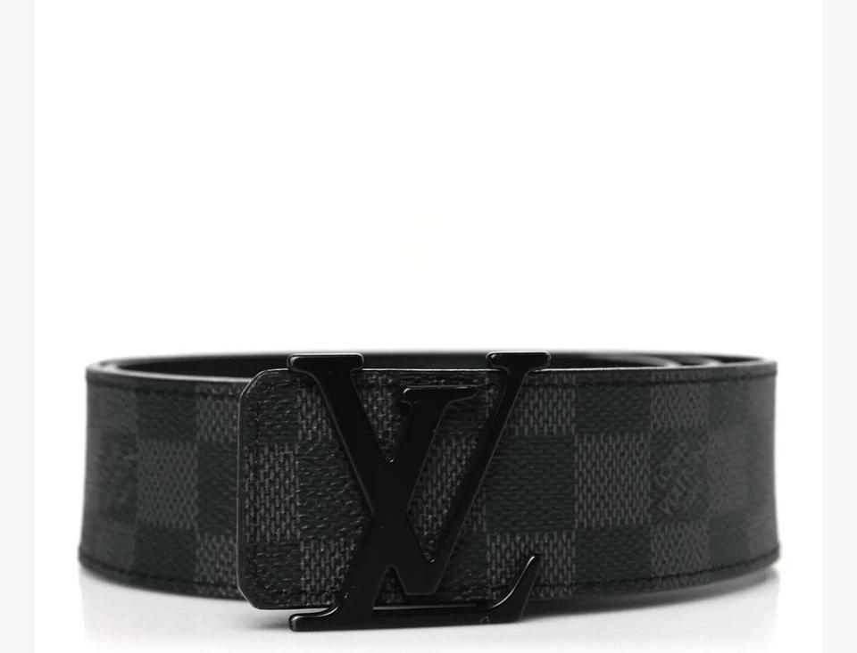 Louis Vuitton LV Initiales Belt - Black (M9808) US size 46 - Image 1 of 1
