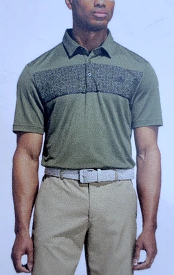 ADIDAS MENS GOLF POLO STRETCH PERFORMANCE FIT SHIRT MOISTURE WICKING YOU CHOOSE! - Image 1 of 4