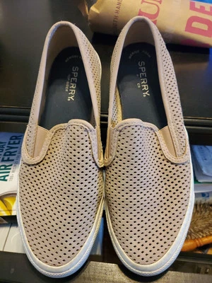 Sperry Top Sider Seaport Shoes Women’s  Loafer Sz 7.5 Light Pink Leather Classic - Image 1 of 4