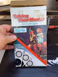 Talking View-Master Cartridges 3-D Walt Disney Peter Pan Cartoon Vintage 4417 - Bild 1 von 10