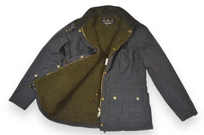 Barbour Retail Convoy Jacket Women's Wax Green England Classic Size 14 - Image 1 of 4